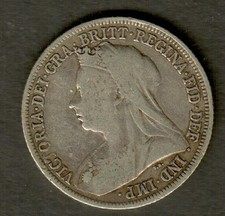 1901 Queen Victoria Silver One
