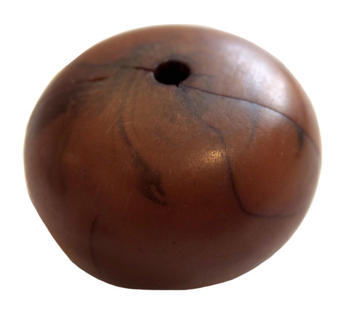 Ojime walnut antique - antique, bead