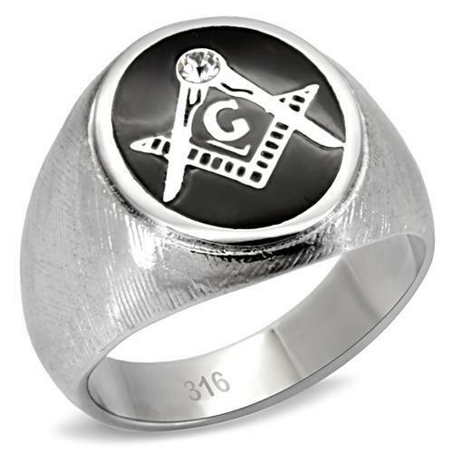 Mens masonic ring signet - , pinky