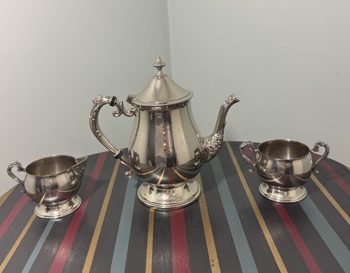 Vintage silver plated tea set - vintage, silver-plated