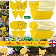 40Pcs Yellow Fly Trap Insect