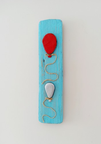 Red balloon art - red,