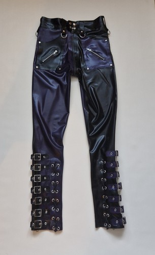 Latex rubber jeans - rubber, kink