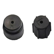 2x Car AC Valve Caps 16mm High
