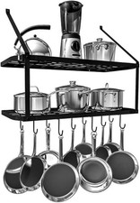 Metal Pan Pot Rack Wall