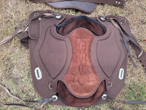 Western bareback saddle - western,