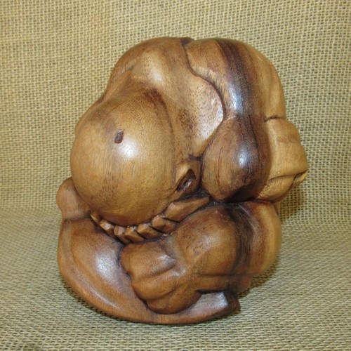 Hand carved yogi man - man, orang
