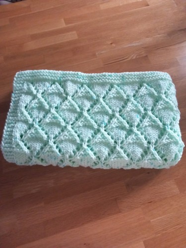Hand knitted green - green, baby