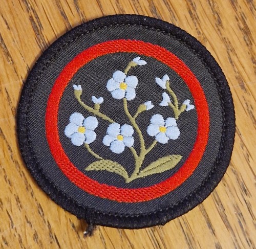 Girlguiding old forget not - old, forget-me-not
