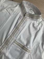 Mens Collared Designer Jubba Muslim Thobe Quality Dubai Arab size 58