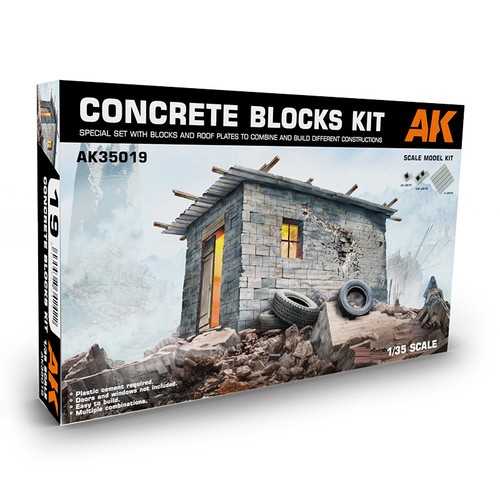 Concrete blocks kit 35 - kit, 1/35