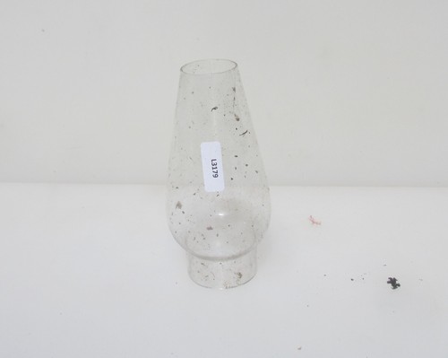 Vintage glass chimney shade - glass,