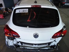 TAILGATE BOOT VAUXHALL CORSA MK4 (E) (4500) 2014 TO 2020 CAR DERIVED VAN WHITE 