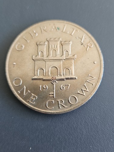Gibraltar one crown - gibraltar, coin