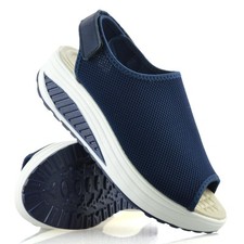 Womens Mid Wedge Heel Memory