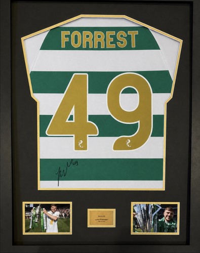 Signed framed james forrest - framed,