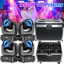 4x LED Beam Moving Head 18