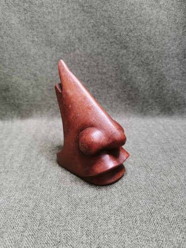 Hand carved wooden nose - carved,