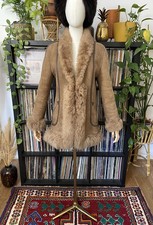 Vintage 1970s Beige Leather