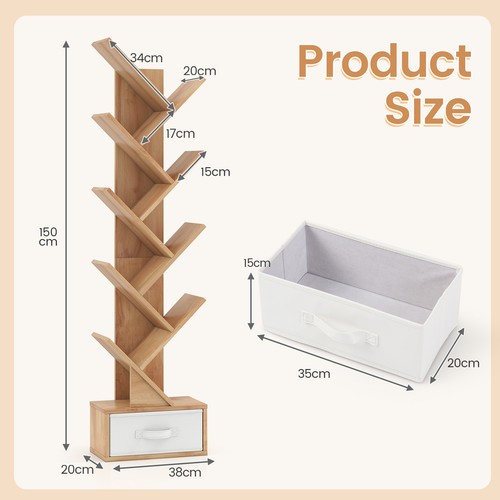 Narrow tree bookshelf - tree,