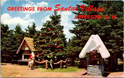 Greetings from santas village - greetings,