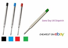 Black blue red green - red, ballpoint