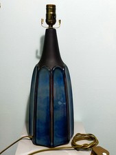 Danish Søholm Table Lamp By Einer Johansen. Vintage 1960s Stentøj