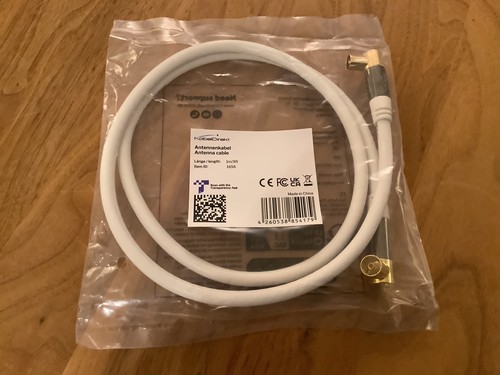 Aerial coax cable - tv, to