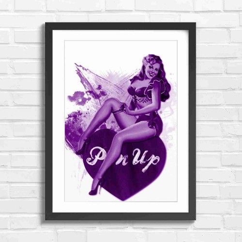 Pin girl with - pin, up