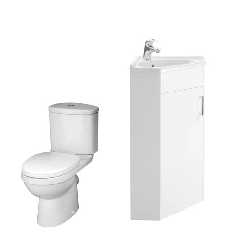Bathroom corner vanity - vanity, unit