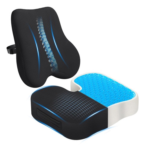 Gel infused seat cushion - gel-infused,