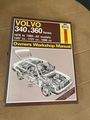 Volvo 340 360 haynes - volvo,