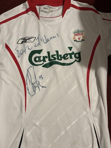 Autographed liverpool shirt - autographed,
