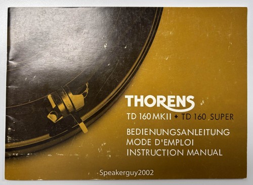 Original thorens td160 - mkii, /