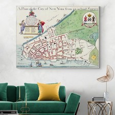 1728 Plan of New York City by