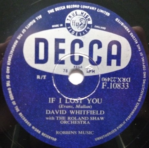 David whitfield lost you - i,