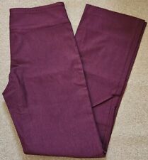 Mr Max Modern Stretch Tummy Control Pull On Trousers, Wine, Size UK 10