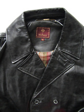 Mulberry men's double breasted leather jacket XL black LJKTC210