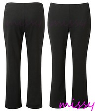 NEW LADIES BLACK WORK TROUSERS