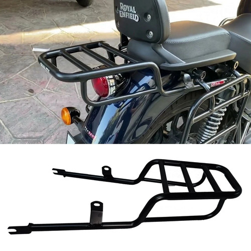 Black rear luggage rack - rear,