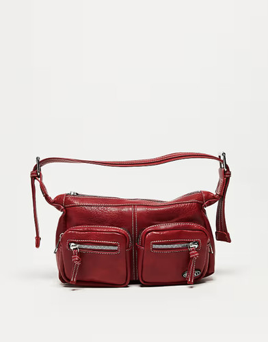 Womens red pocket - -,