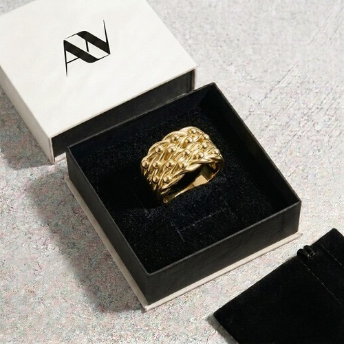 14k gold finish row - gold,