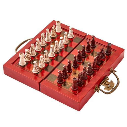 Antique chess set classic - antique,