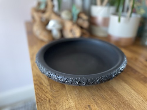 Large antique basalt - basalt, wedgwood
