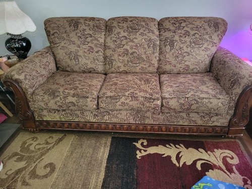 Sofa brown long - sofa,, 86"