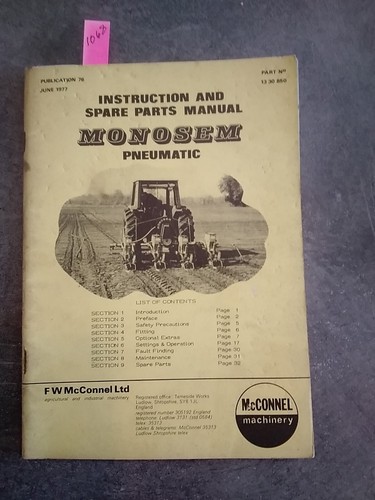 Mcconnel monosem pneumatic - mcconnel,