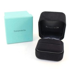Tiffany Luxury Black Velvet Jewelry Box with Outer Box for Ring or Earring