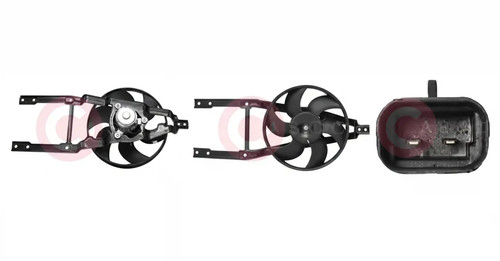 Radiator fan motor for