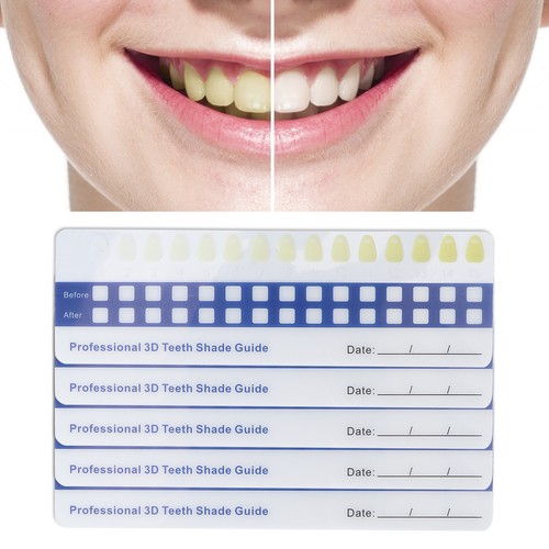 Teeth whitening shade guide - 5x,