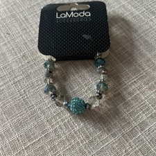 Beaded stretch bracelet new - beaded,